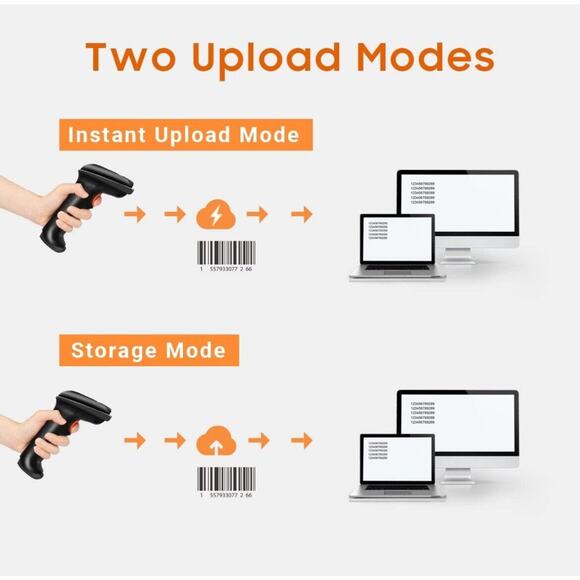Tera 1D 2D Wireless Barcode Scanner New Open Box D5100 - Picture 4 of 10